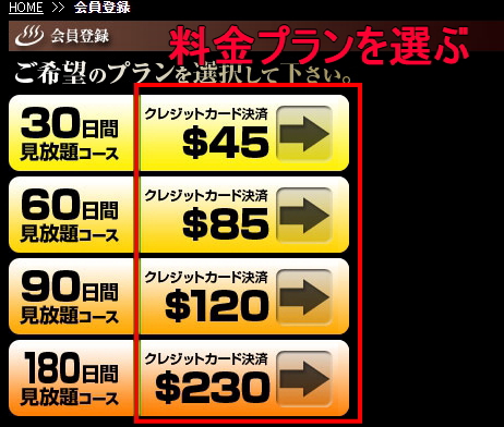 お風呂の中のプニョ料金プラン
